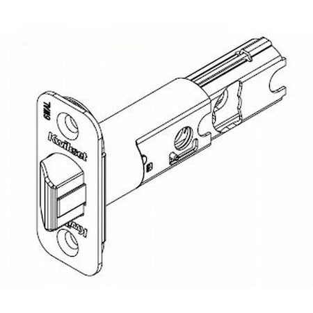 Kwikset 6AL Adjustable Plainlatch, Satin Nickel 83480-15